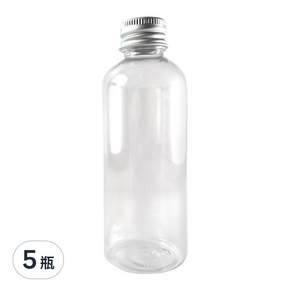 台灣 COSMOS 鋁蓋瓶, #HY100A, 透明色, 100ml, 5個