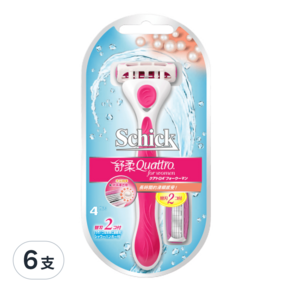 Schick 舒適牌 舒柔 仕女除毛刀具, 6支