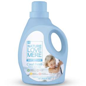 NATURE LOVE MERE 然自母愛 嬰幼兒衣物柔軟精 清新棉花香, 1800ml, 1瓶