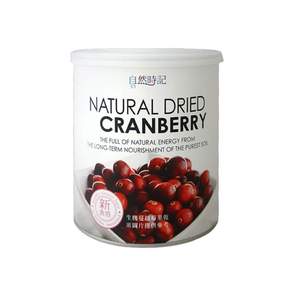 自然時記 生機蔓越莓, 380g, 1罐