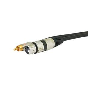 hemil electronic XLR 佳能 PC 3.5 高級麥克風線 Canon 母頭和 RCA 公頭 2m, 08 號, 混色