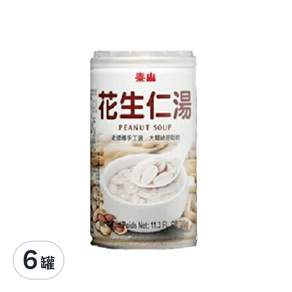 泰山 花生仁湯, 320g, 6罐