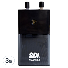 SDI 手牌 經典型金屬削鉛筆機 0163P-X, 珠光白藍, 3個