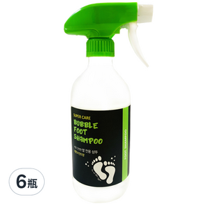 Super Care 沐浴乳 足部專用 Lemon+Mint 500ml, 6瓶