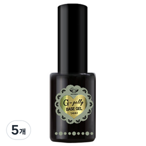 G-Gelly 美甲底層凝膠, 單色, 14ml, 5瓶