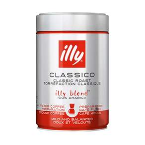 illy 意利咖啡 中培濾泡咖啡粉, 250g, 1罐