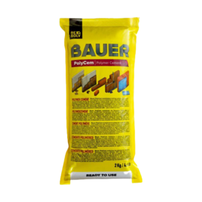 BAUER 高強度水泥填縫接著漿 白色 迷你包 2kg, 1包