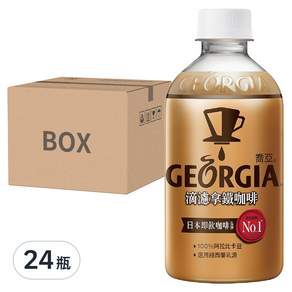 GEORGIA 喬亞 滴濾拿鐵咖啡, 350ml, 24瓶