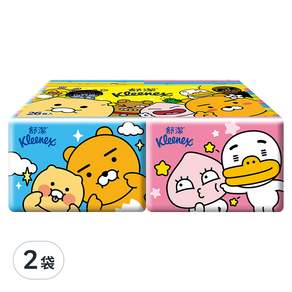 Kleenex 舒潔 Kakao Friends 袖珍面紙, 10張, 26包, 2袋