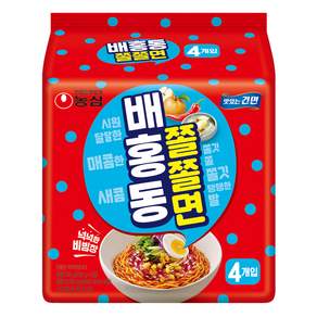 NONGSHIM 農心 梨紅冬勁道冷拌麵, 4包