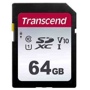 Transcend 創見 SD 卡記憶卡 300S, 64GB