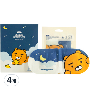 KAKAO FRIENDS 蒸氣熱敷睡眠眼罩 萊恩, 10入, 4包