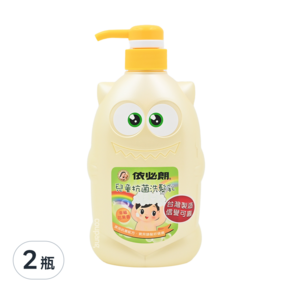 依必朗 兒童抗菌洗髮乳 幸福花果香, 700ml, 2瓶