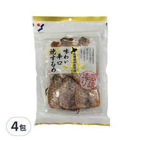 YAMAEI 山榮食品 辣味魷魚乾, 70g, 4包