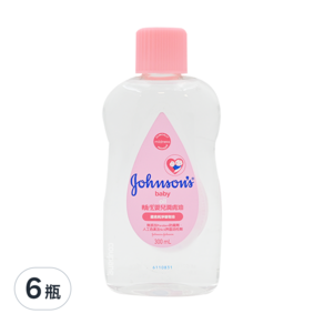 Johnson's 嬌生 嬰兒潤膚油 0歲以上, 300ml, 6瓶