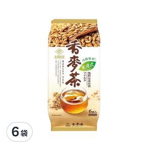 永發茗茶 免濾香麥茶, 40g, 6包, 6袋