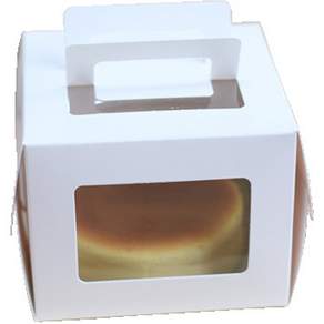 E-Home烘焙迷你蛋糕櫥窗盒, 白色的, 10個