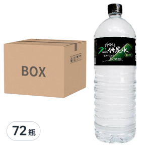 多喝水 鹼性竹炭水, 1500ml, 72瓶