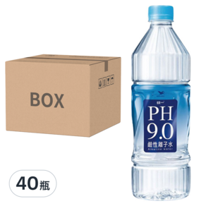 統一PH9.0 鹼性離子水, 800ml, 40瓶