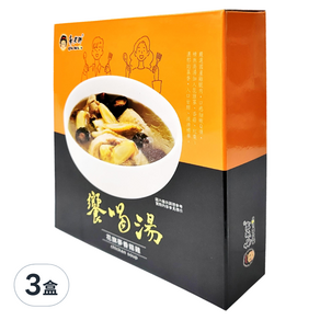 郭老師 花旗蔘香菇雞湯, 600g, 3盒