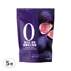 保健食譜零阿洛酮糖粉, 5個, 350g