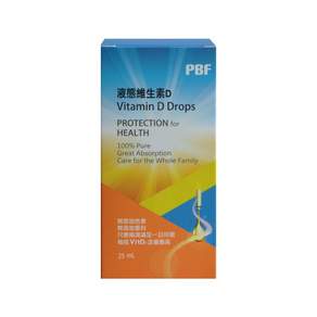 PBF 寶齡富錦生技 液態維生素D滴劑, 25ml, 1盒