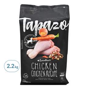 Tapazo 熟齡犬 凍乾三重奏 5lb, 低敏雞肉配方, 2.27kg, 1袋