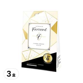 Farcent 香水 衣物香氛袋 同名花語 3個, 30g, 3盒