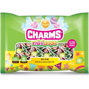 CHARMS 迷你棒棒糖, 600g, 1包