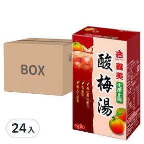 義美 酸梅湯, 250ml, 24入