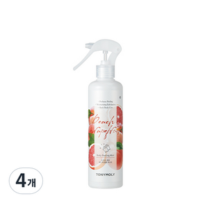 TONY MOLY 桃子滋潤去皮噴霧水果味, 300ml, 4個