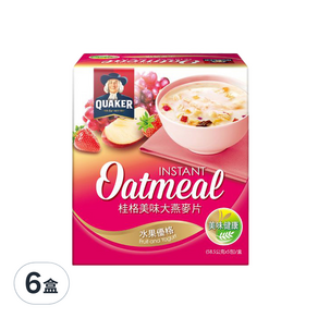 QUAKER 桂格 水果優格燕麥片 5包, 292.5g, 6盒