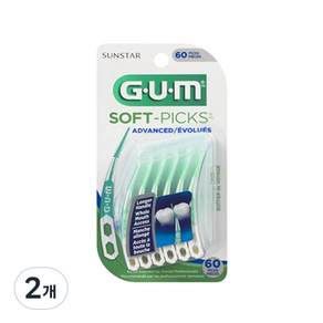 Gum Soft Fix Advanced I 型齒間刷, 60入, 2個