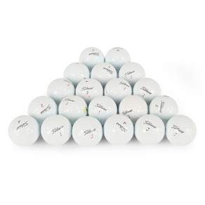 Titleist PRO V1/V1X遺失球特A 10顆高爾夫球, 2個, 白色, 10入