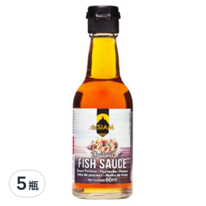 deSIAM 泰式魚露, 60ml, 5瓶