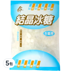 同正 結晶冰糖, 1kg, 5包