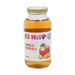 HiPP 喜寶 綜合蘋果葡萄汁 4個月以上, 200ml, 6瓶