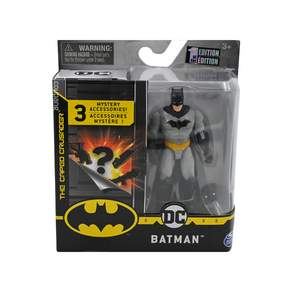 SPIN MASTER DC 蝙蝠俠4吋可動人偶 BATMAN DC宇宙 重生經典版, 1盒