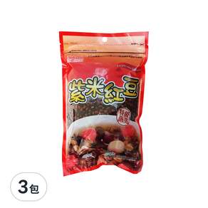 耆盛食品 紫米紅豆, 500g, 3包