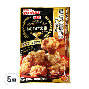Nisshin Seifun 日清製粉 炸物製粉 醬油味, 100g, 5包