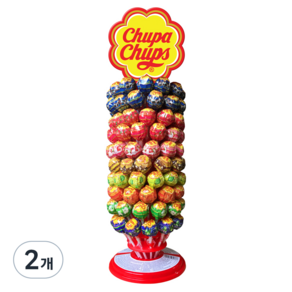 Chupa Chups 加倍佳 水果棒棒糖 圓輪裝 120支, 1.32kg, 2組