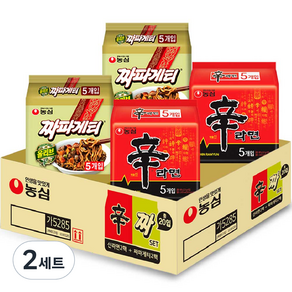 Nongshim 農心 辛拉麵 10入+炸醬麵 10入, 2組