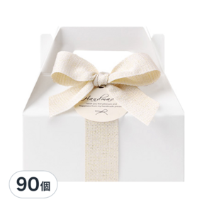 indigo shop 手提禮品盒 S, 白色, 90個