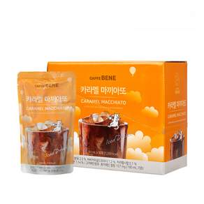 CAFFE BENE 咖啡伴 袋裝焦糖瑪奇朵, 190ml, 10入