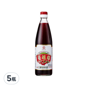 工研 蔓越莓健康酢, 590ml, 5瓶