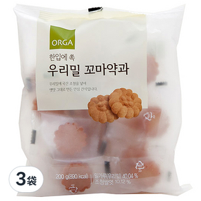 ORGA Whole Foods 韓國迷你藥菓, 200g, 3袋