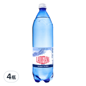 LAURETANA 蘿莉塔娜 天然冰河水, 1L, 4瓶