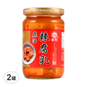 江記 麻油辣腐乳, 320g, 2罐