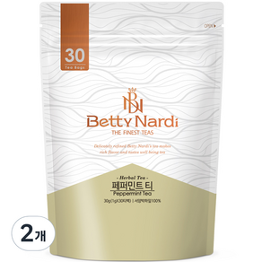 Betty Nardi 辣薄荷茶立體茶包, 1g, 30包, 2袋