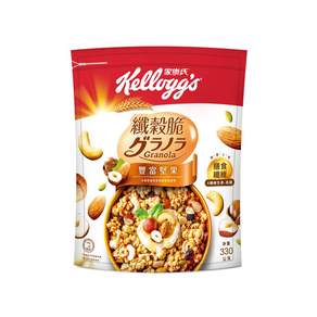 Kellogg's 家樂氏 Granola 纖穀脆 豐富堅果, 330g, 1包